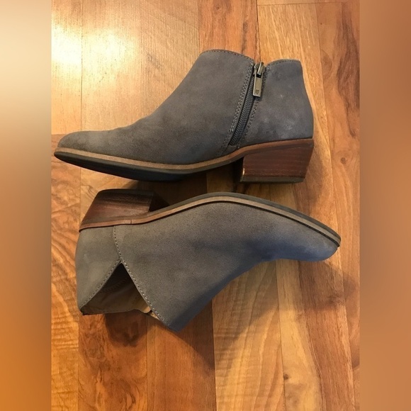 Lucky Brand Womens Suede Leather Upper Almond Toe Frankela Bootie Size 6.5 - Picture 7 of 13